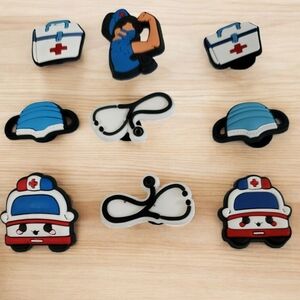 Nurse Croc Charms